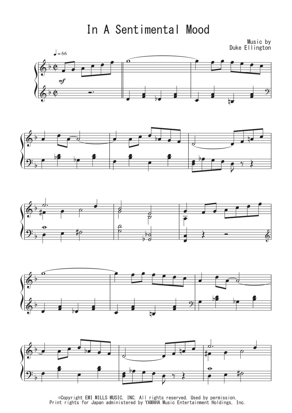 In A Sentimental Mood