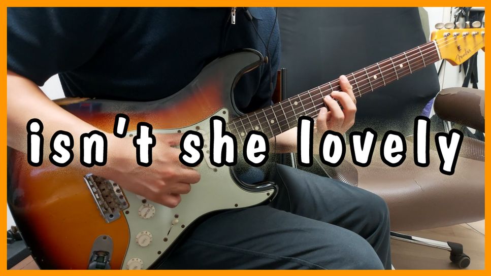 Stevie Wonder - Isn't She Lovely by joguitar