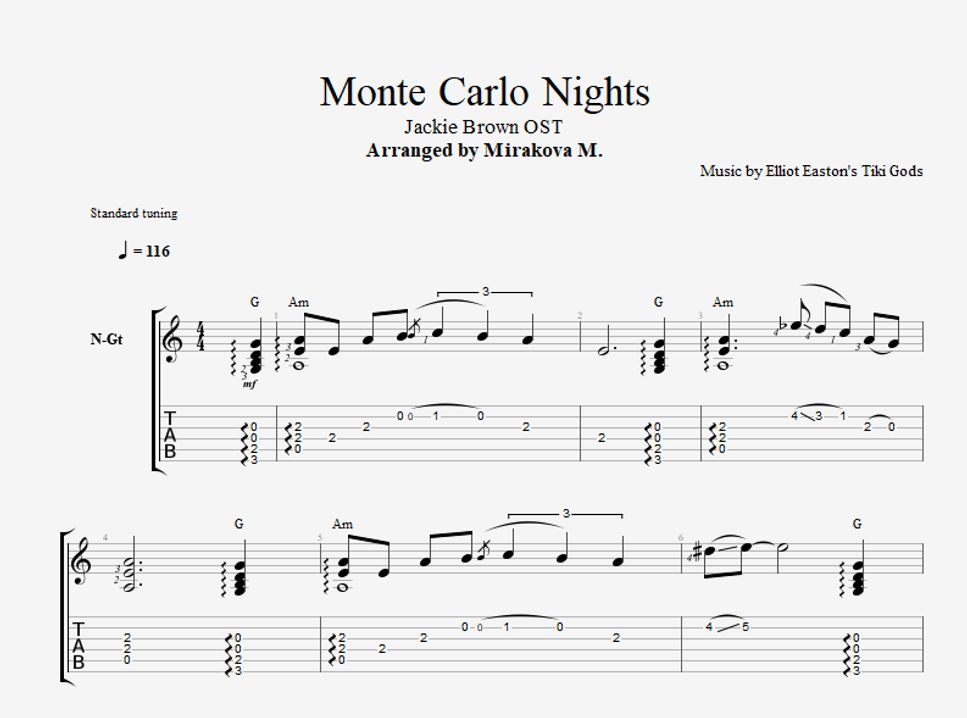 Elliot Easton's Tiki Gods - Monte Carlo Nights by Marina Mirakova