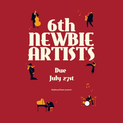 6TH NEWBIE ARTIST WINNERS!