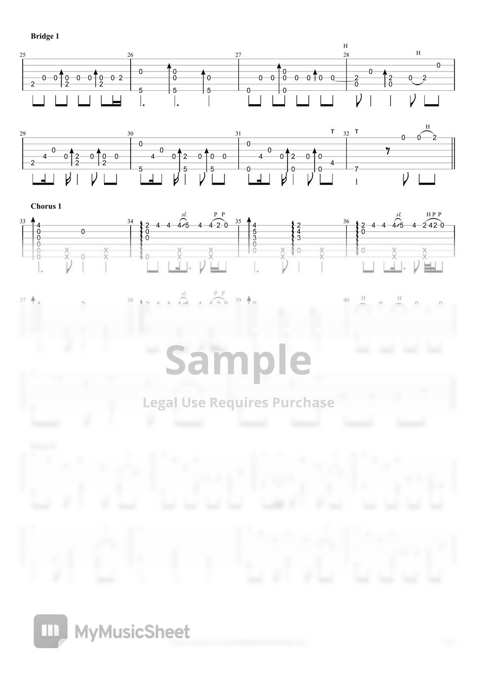 Ed Sheeran Photograph (Fingerstyle) TAB by Gareth Evans