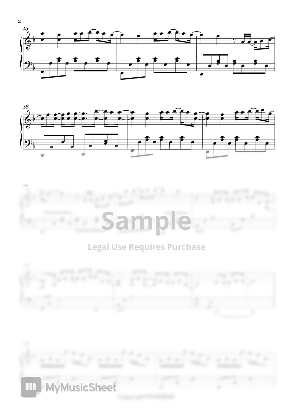 BTS V(방탄소년단) Christmas Tree [Our Beloved Summer, 그 해 우리는 OST Pt.5] (Hard Version) Spartito by