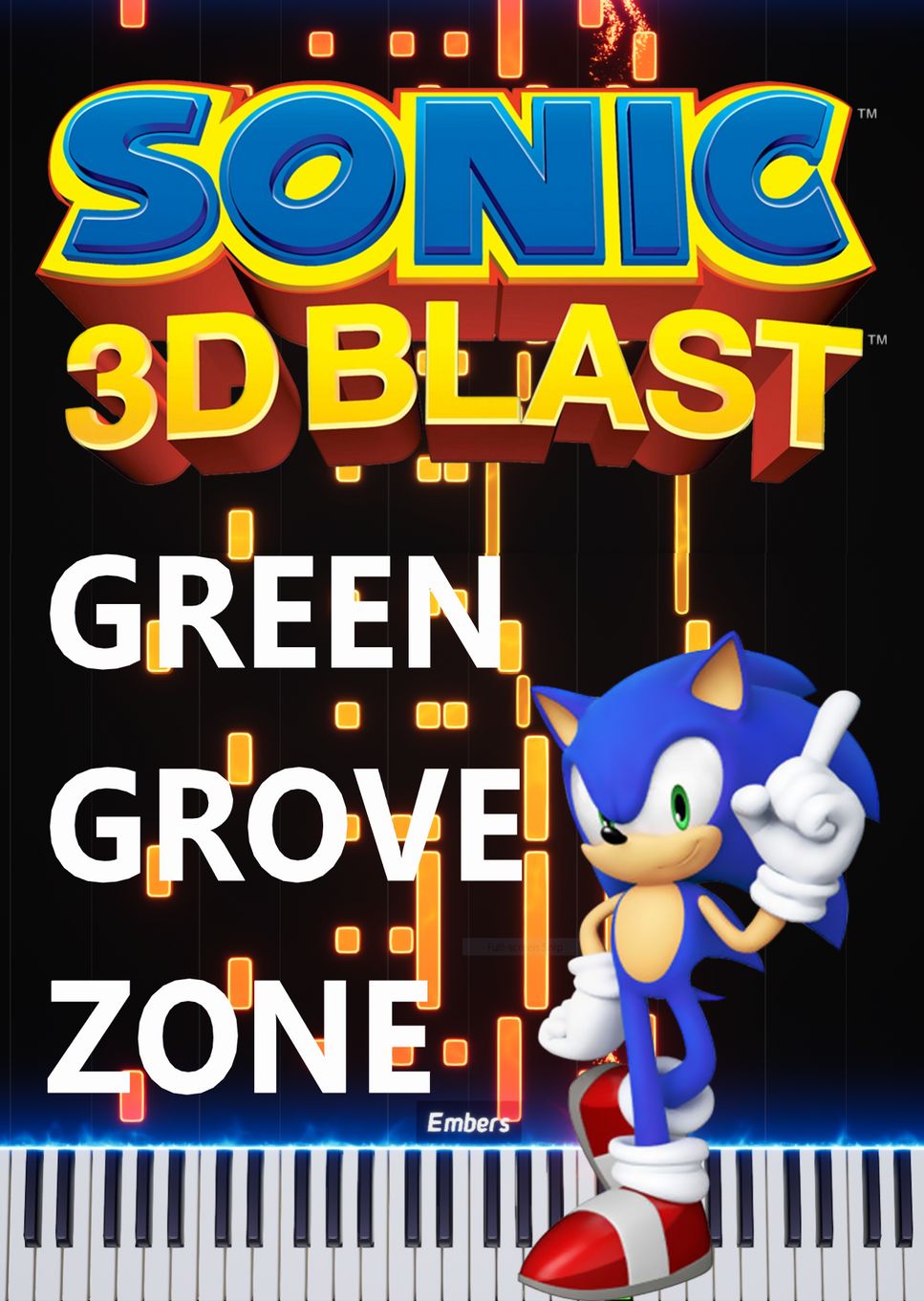 Sonic 3d blast green grove zone sheets by derrick yu