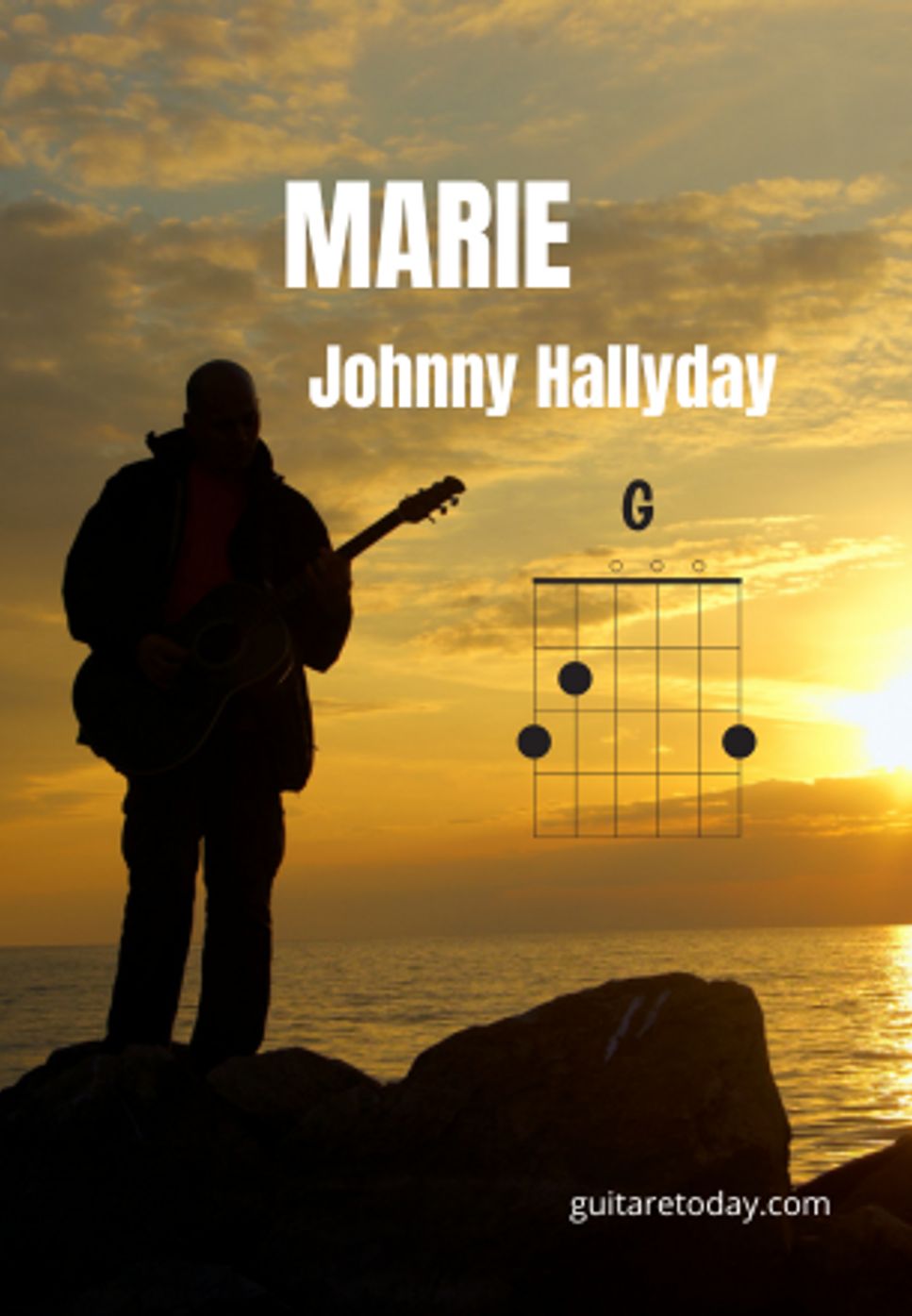 Johnny Hallyday - Marie by guitaretoday.com