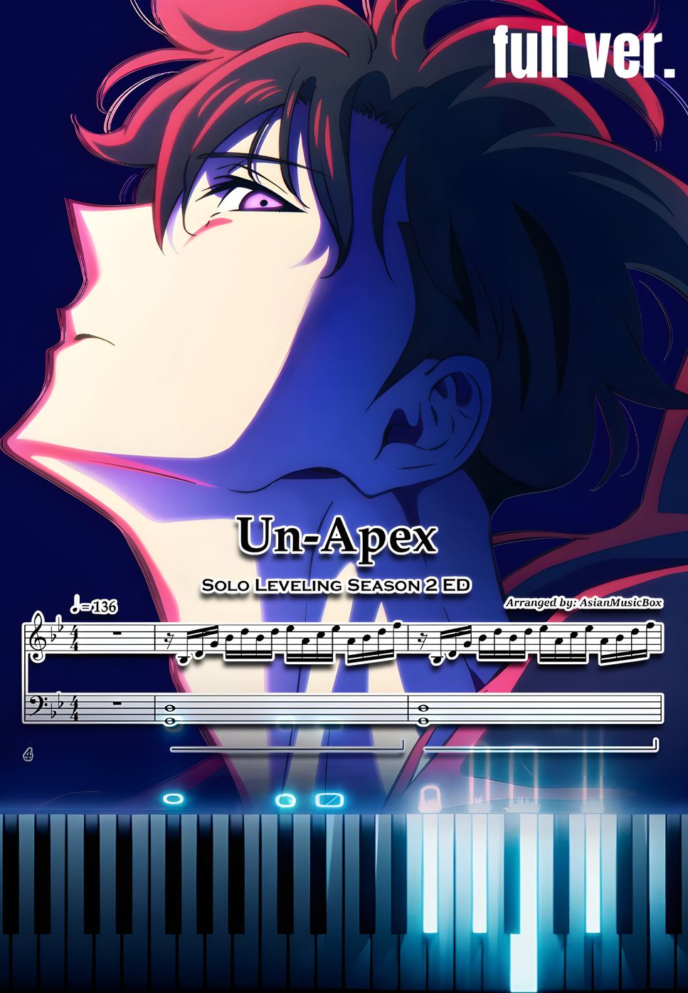 TK from Ling tosite sigure - Un-Apex (Solo Leveling Season 2 Ending) by AsianMusicBox