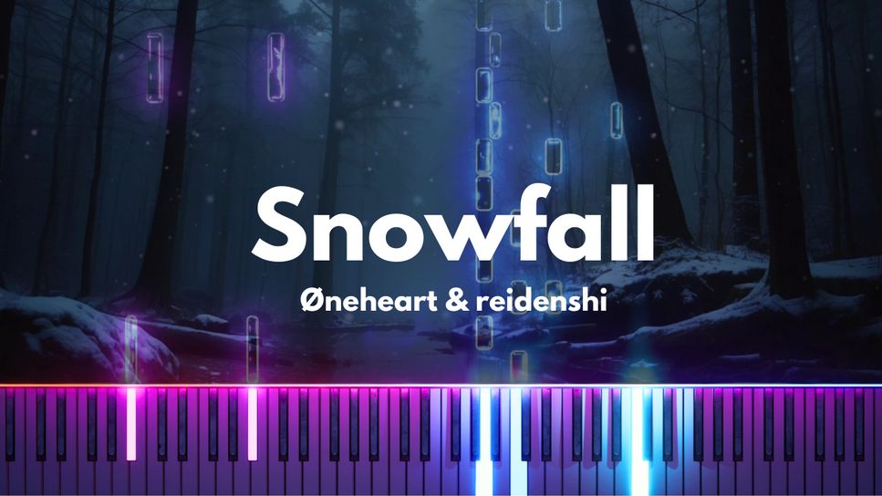 øneheart x reidenshi - Snowfall by SheetMusicSimply