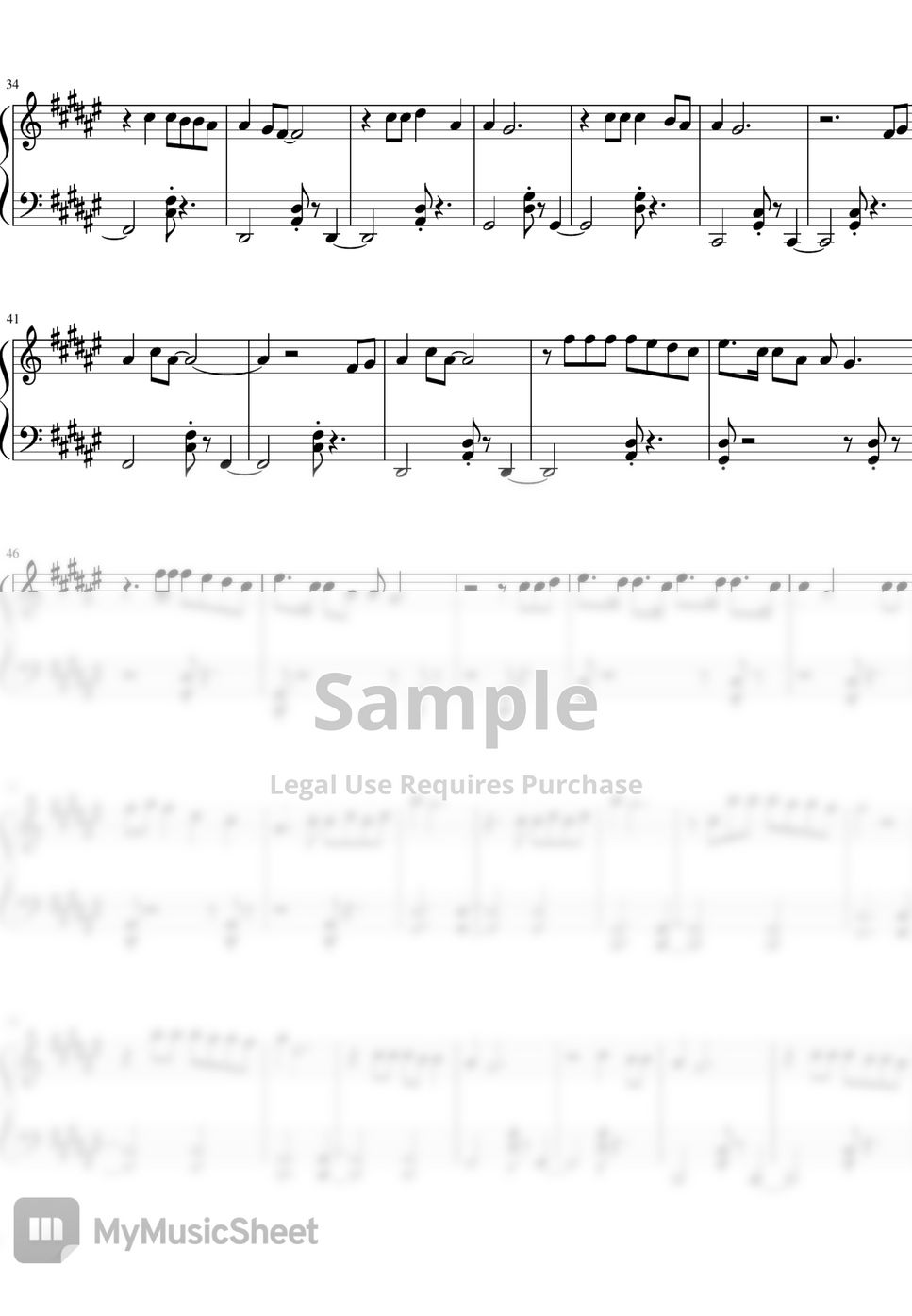 Kai Peaches Spartito by Piano Twist