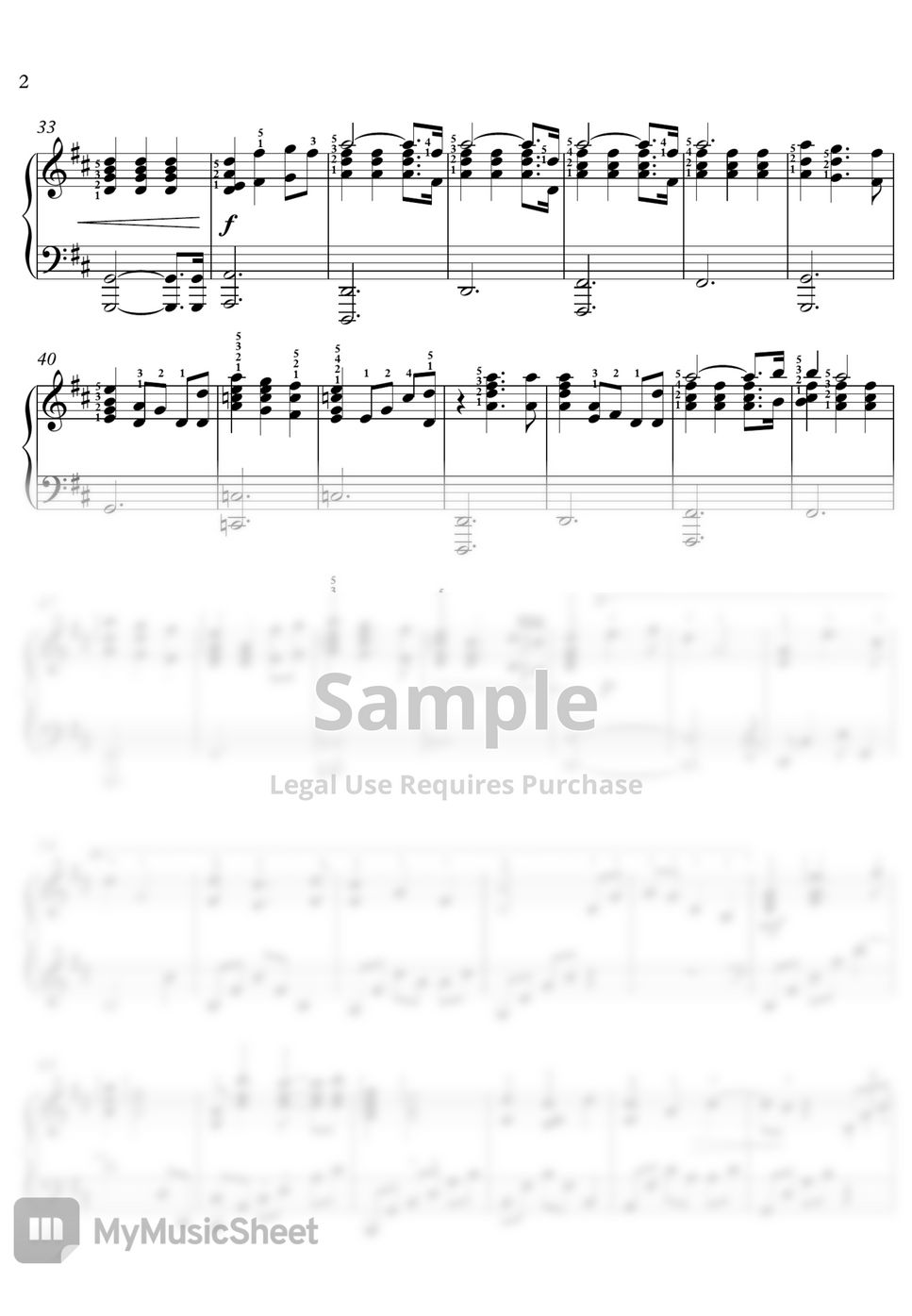 Journey Open Arms Notenblatt by Adelina Piano