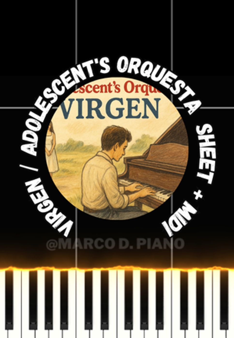 Adolescent's Orquesta - Virgen by Marco D.