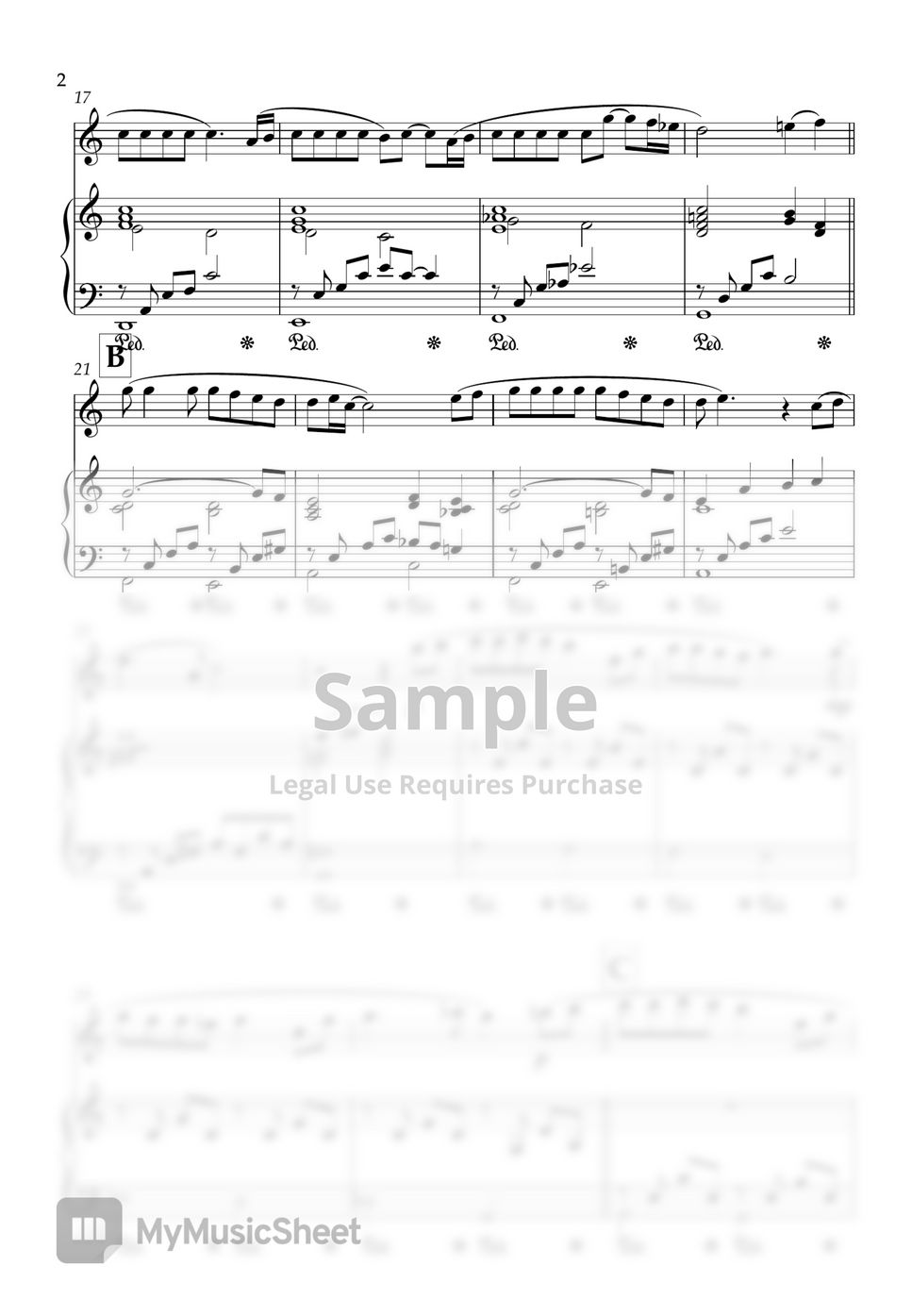 Joe Hisaishi One summer's day for Flute solo and Piano Spartito by Hai Mai