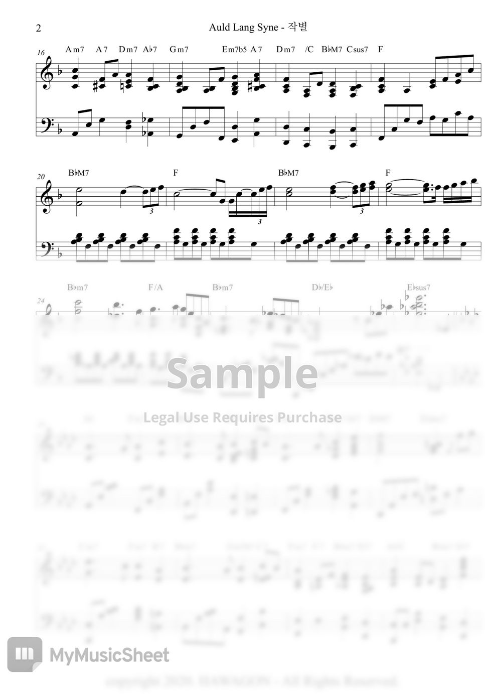 Scottish Folk Song Auld Lang Syne Jazz Piano Ver Lembar Musik By scottish-folk-song-auld-lang-syne-jazz-piano-ver-lembar-musik-by
