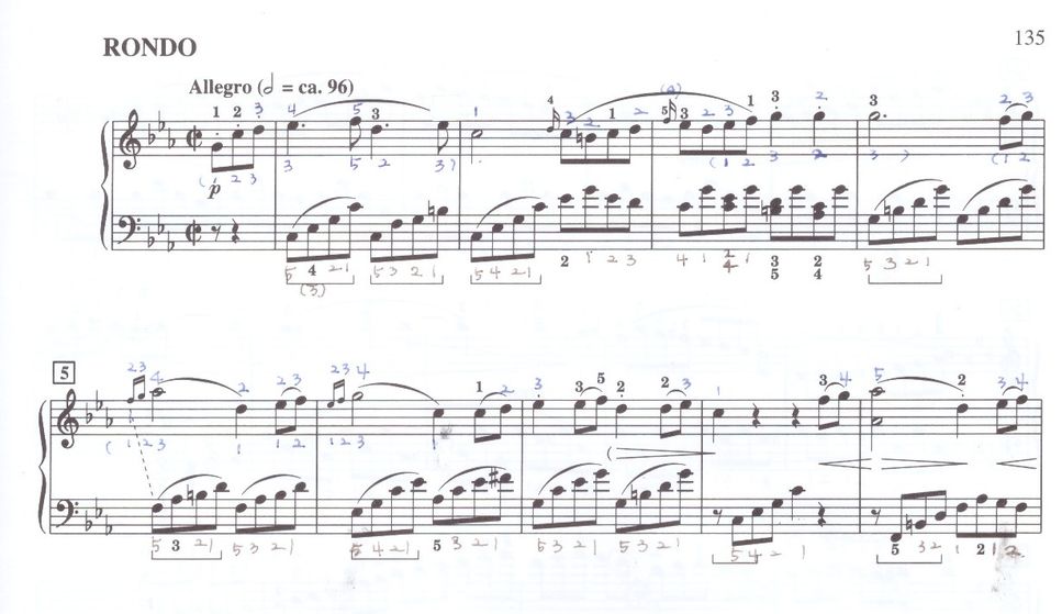 Beethoven(베토벤) - Beethoven Piano Sonata Op.13 (베토벤 '비창'소나타 3악장-손가락번호 +Pedal 레슨악보) by JARAGARA PIANO
