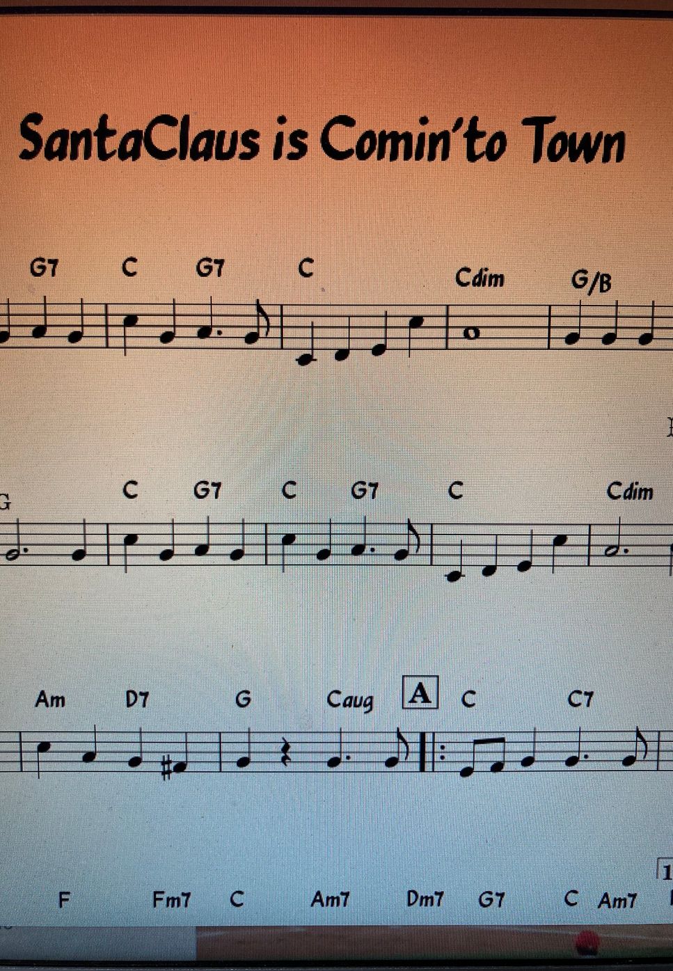 サンタが街にやってくる