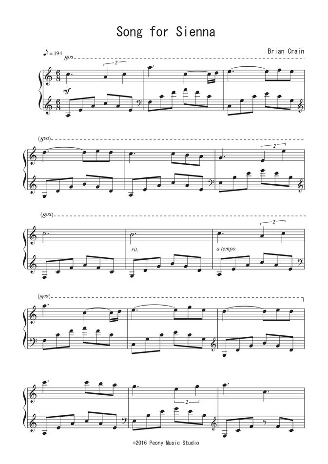 Song for Sienna