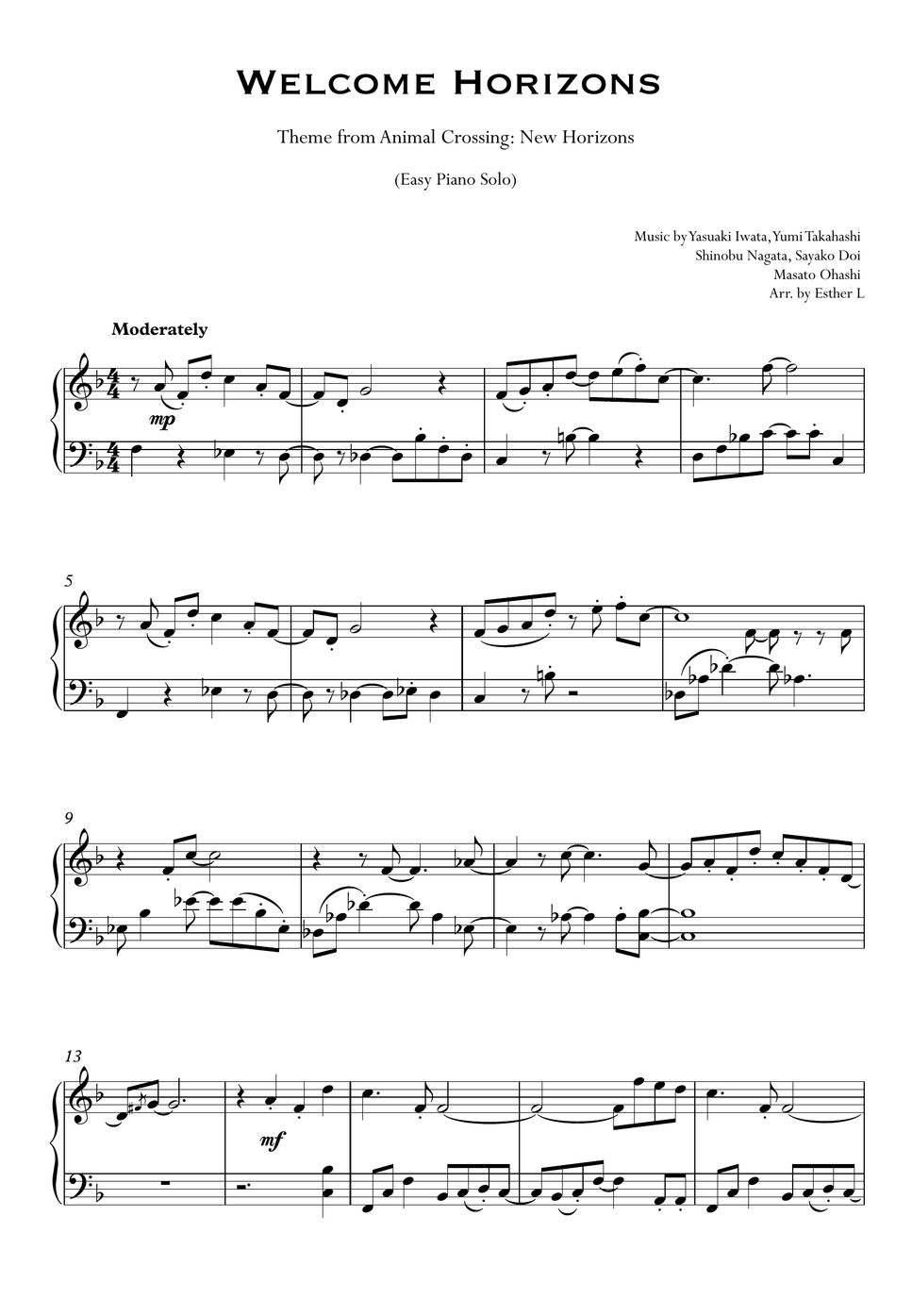 Yasuaki Iwata Horizons from [Animal Crossing New Horizons