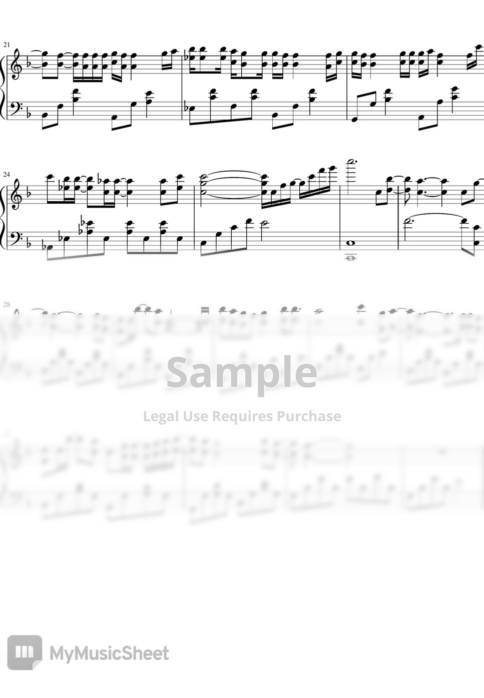 Lim Yeon In My Heart Flower of Evil OST Piano Sheet by ZAN
