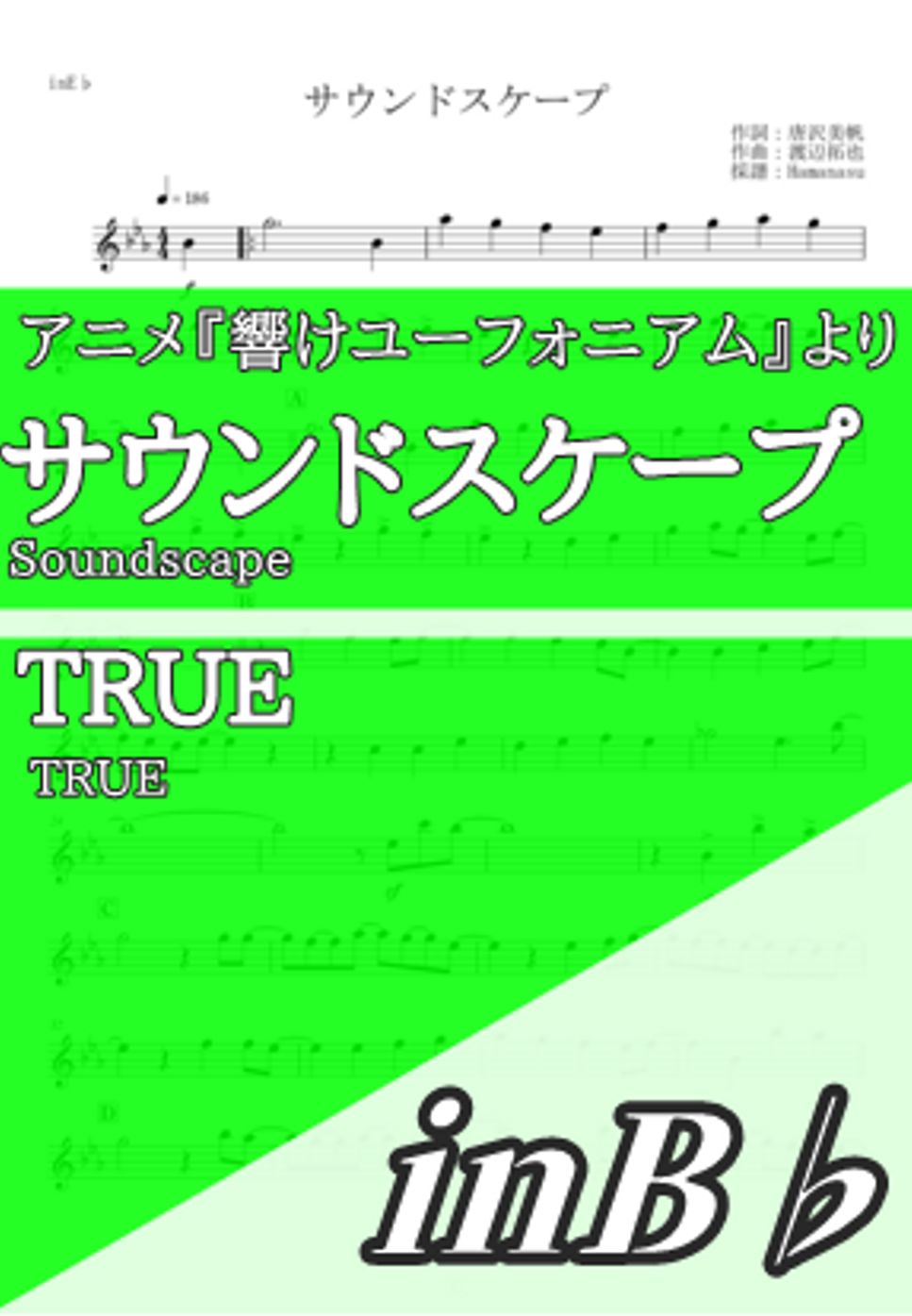 TRUE - Soundscape (inB♭) by Hamanasu