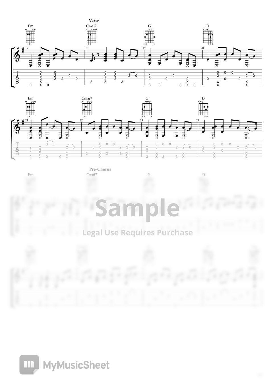 Nicky Youre, dazy Fingerstyle Guitar Sunroof TAB by Acoustic