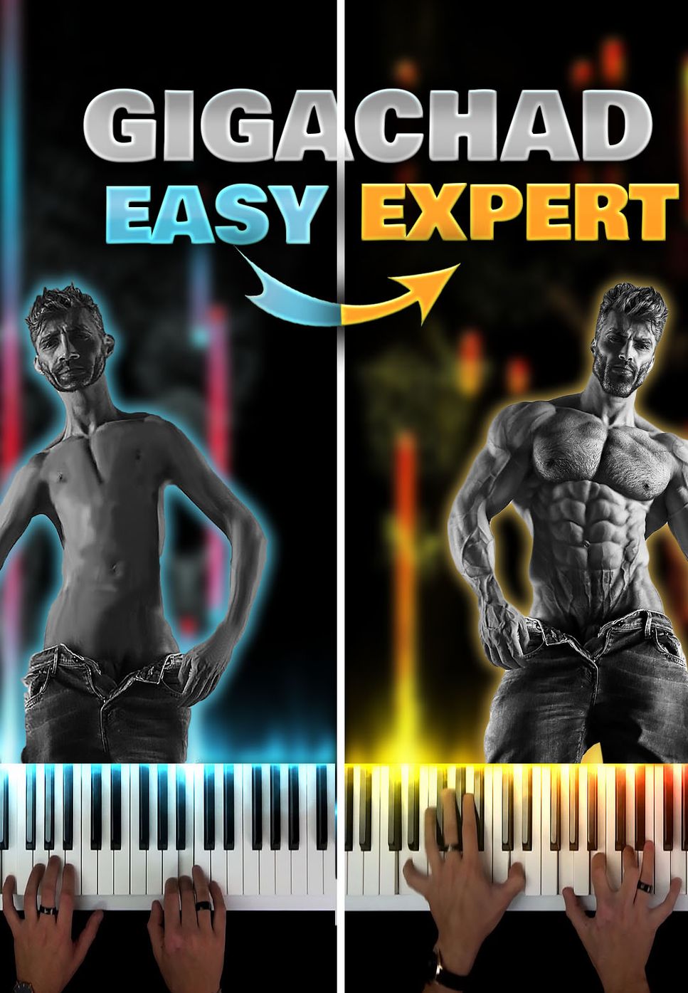 Gigachad  EASY to EXPERT but (Sheet Music)