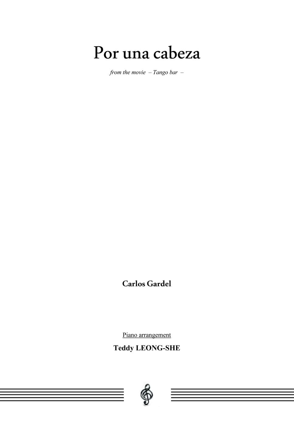 Por una cabeza by Teddy LEONG-SHE