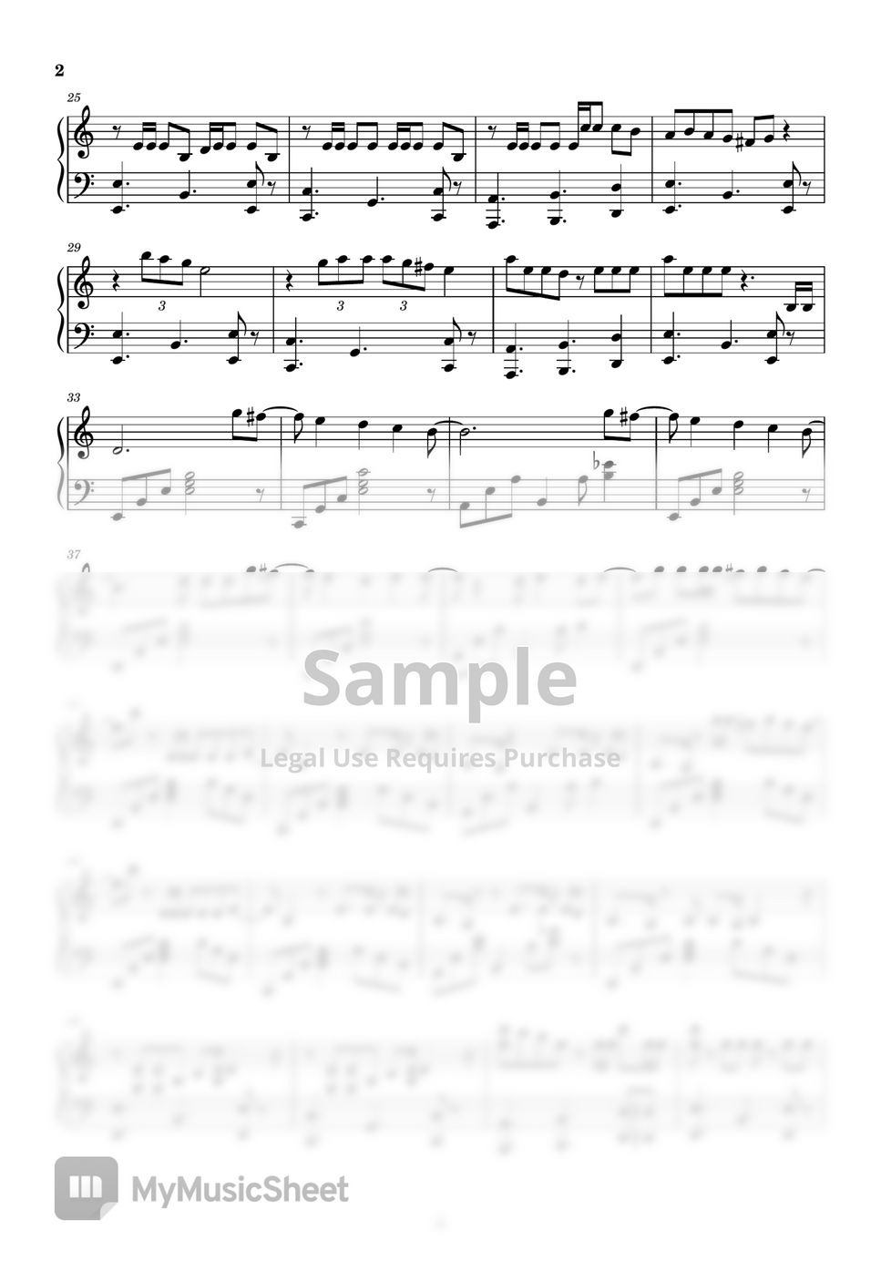 ENHYPEN (엔하이픈) Blessed Cursed (블레스드 커스드) نوتة by bvibvi piano