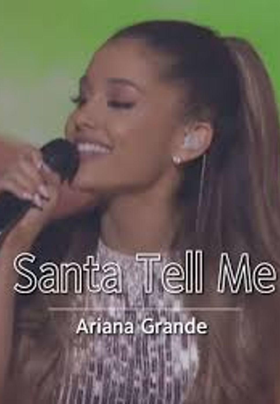 Ariana grande - santa tell me by 별백드럼