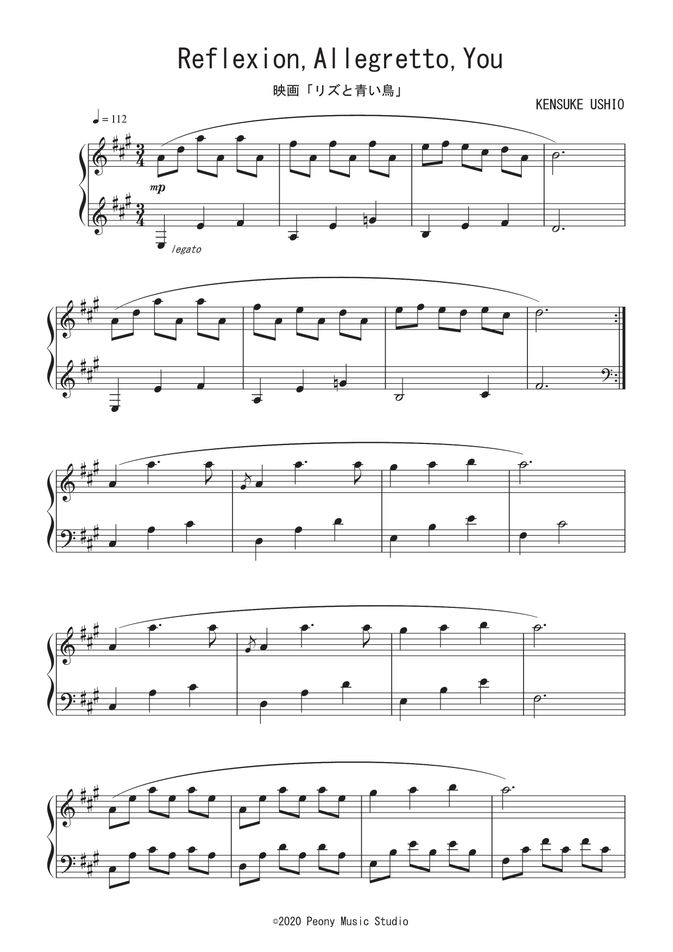 Reflexion,Allegretto,You
