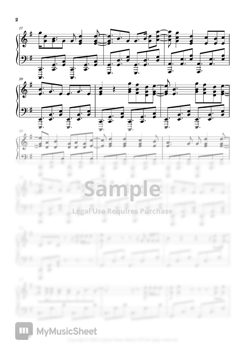 ONE OK ROCK Head High แผ่น by Leisure Piano Sheets YT