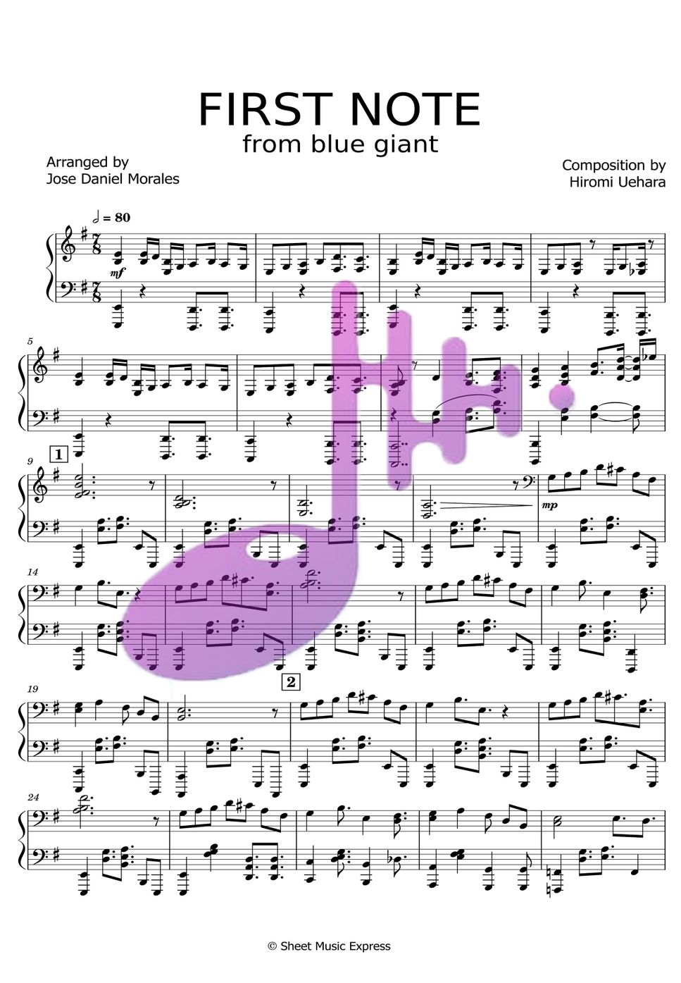 Hiromi Uehara - First Note (Jazz) by Sheet Music Express