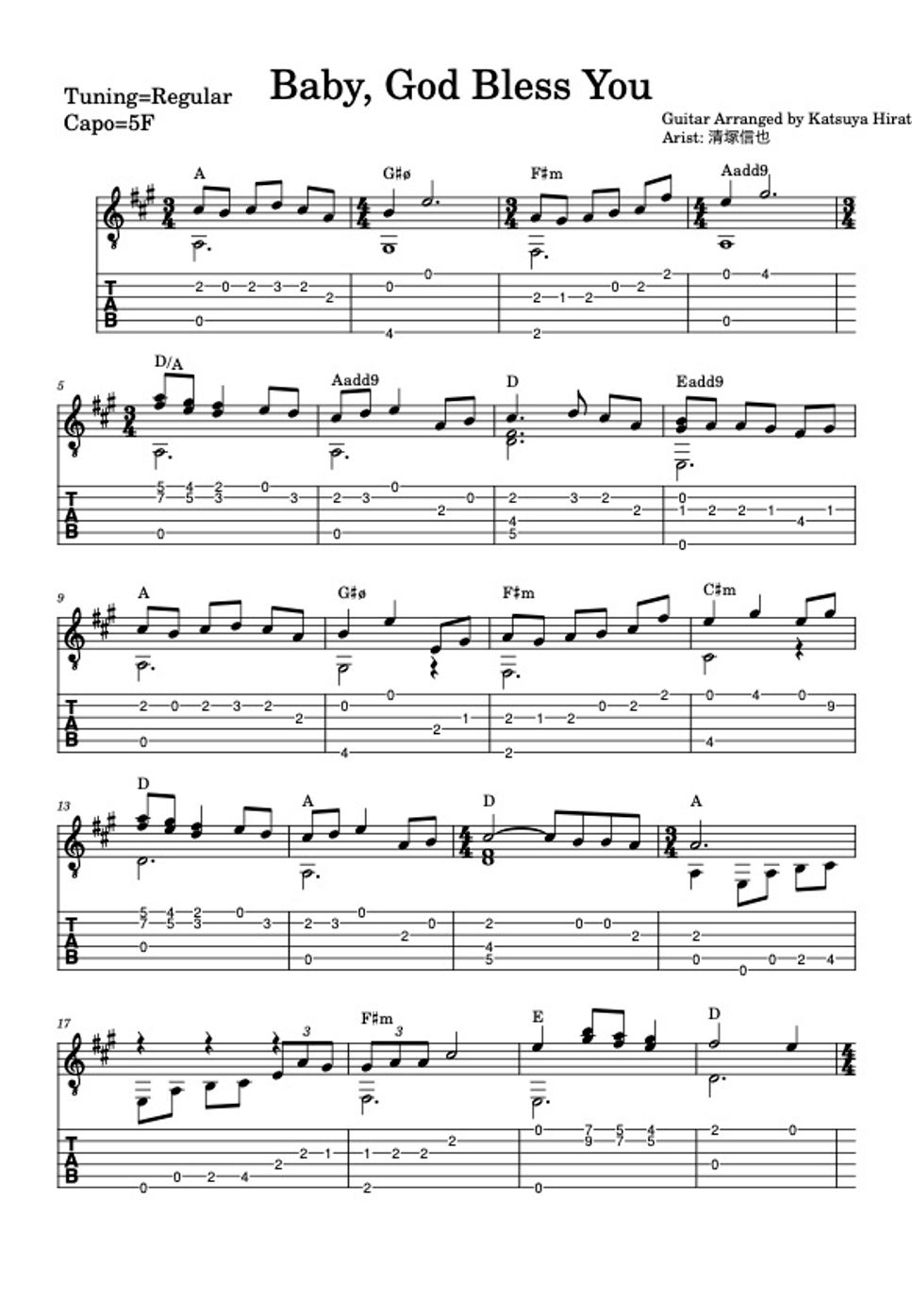 Baby God Bless You TAB By baby-god-bless-you-tab-by
