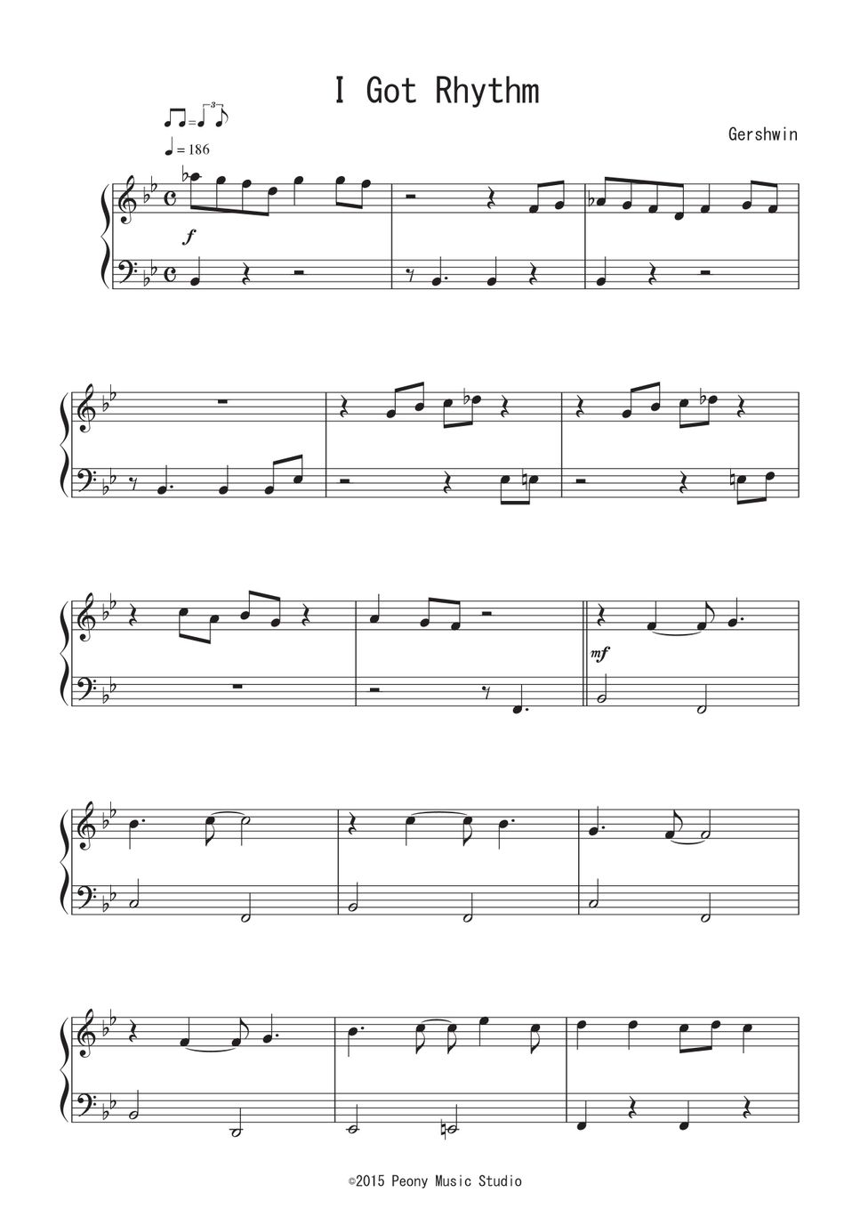 I Got Rhythm