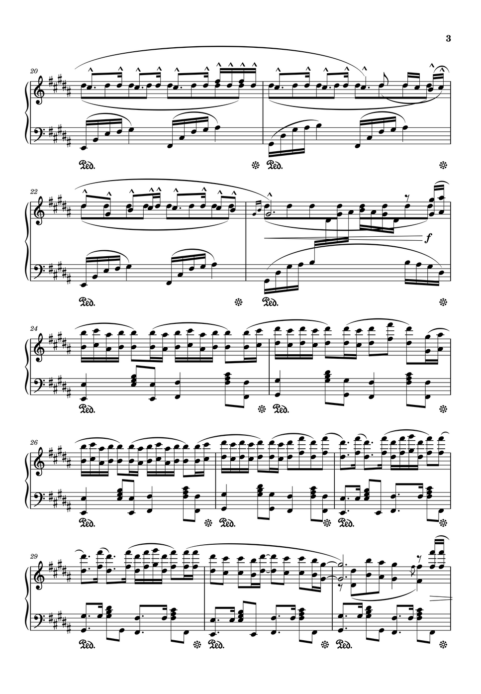 陈奕迅- 孤勇者(《孤勇者》钢琴改编版) Piano Sheet Music PDF