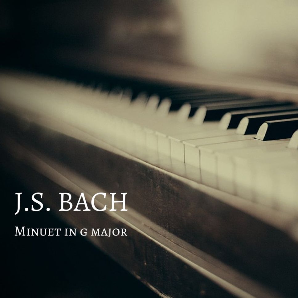 Bach/Christian Petzold - Minuet in G Major (BWV Anhang 114 - Formerly attributed to Bach - For Easy Piano) by poon
