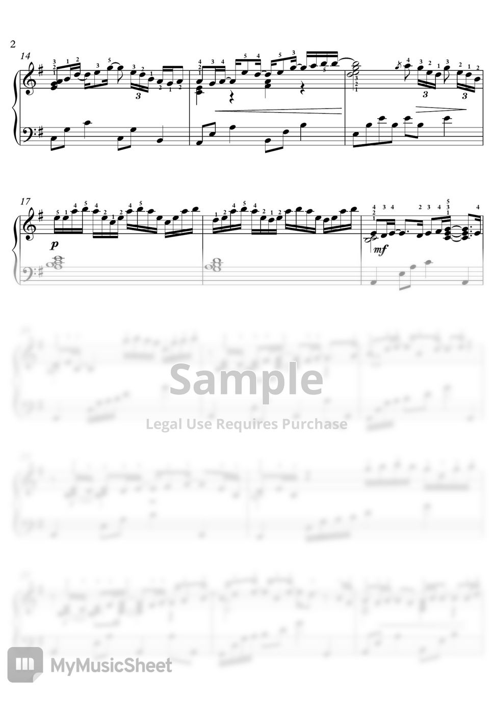 Kenny G Songbird Partitura by Adelina Piano