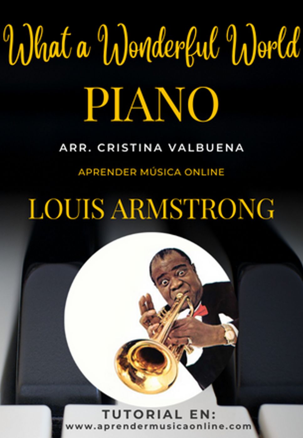 Louis Armstrong - What a Wonderful World by Cristina Valbuena