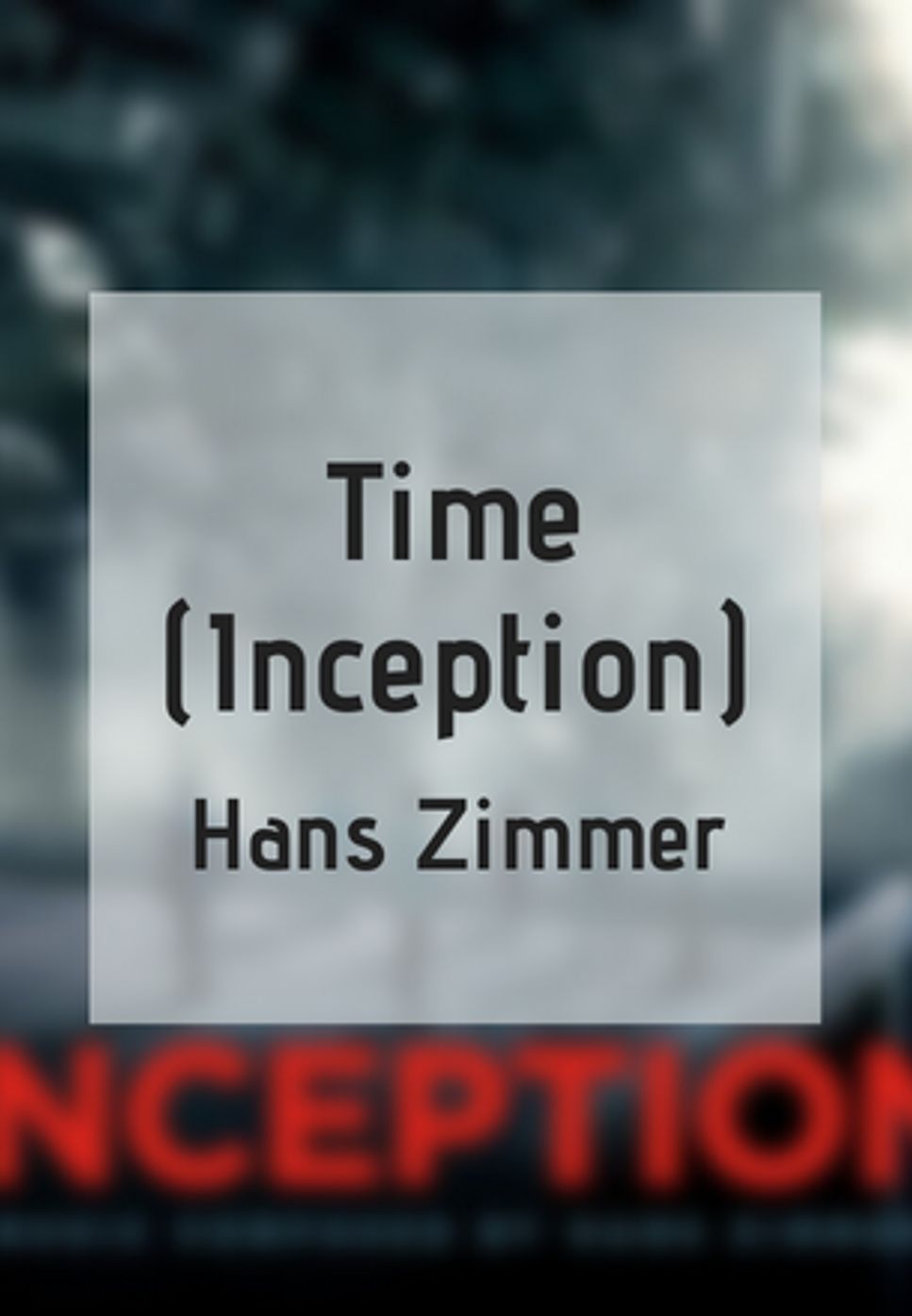 Hans Zimmer - Time (Inception) by GuestinPiano