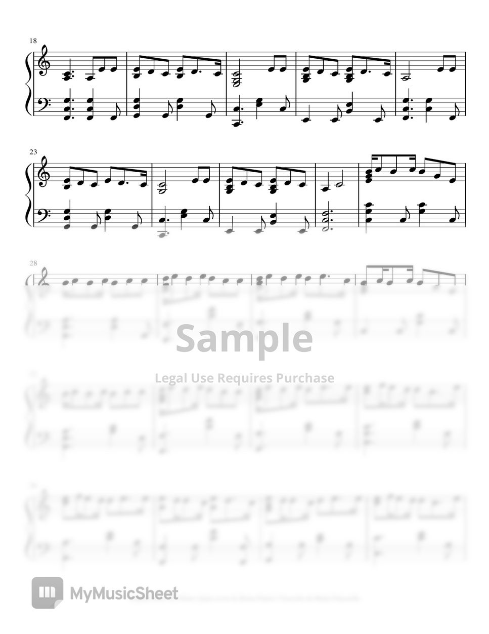 Ultimo 22 settembre Partition musicale by Roma Pianist