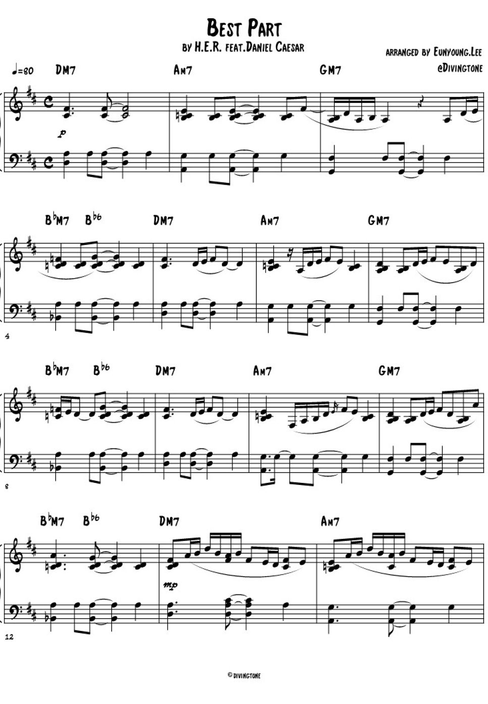 Heart Best 楽譜集 YOASOBI - HEART BEAT ピアノ楽譜PDF | へらっぺ | Kokomu