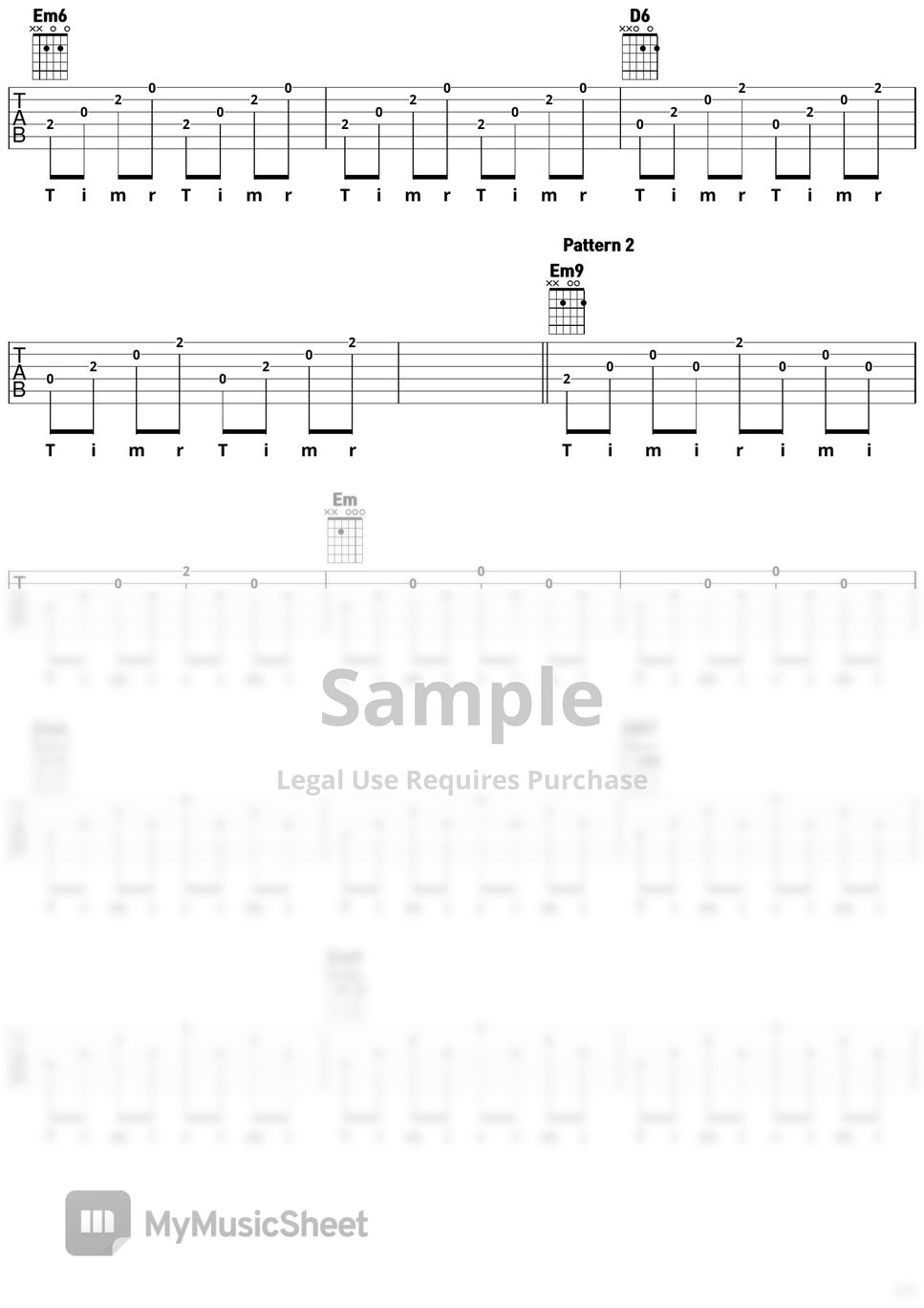 Beginner Fingerpicking Guitar Lesson TABS + Chordsㅣ 초보자를 위한 기본 아르페지오 핑거스타일 핑거피킹 레슨 TAB