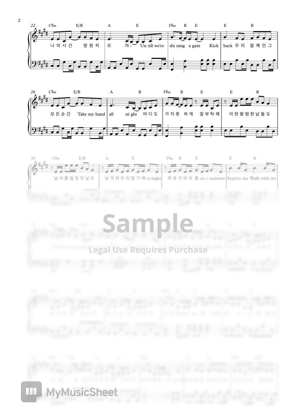 Tomorrow X Together MOA diary (Dubaddu Wari Wari) (Score) Partition