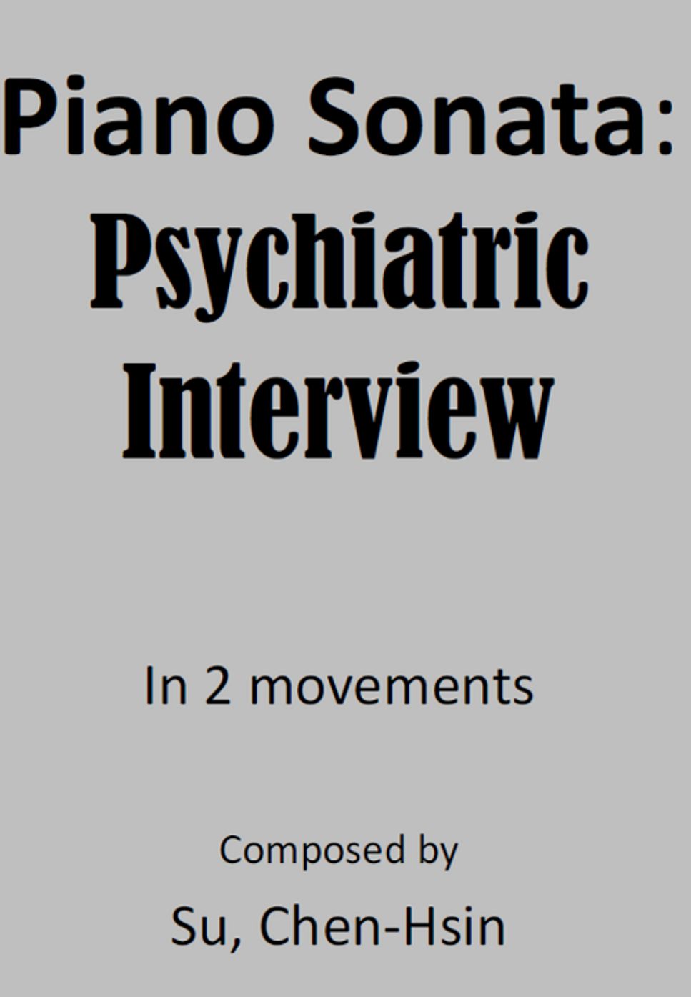 Su chen hsin piano sonata psychiatric interview 2 movements sheets