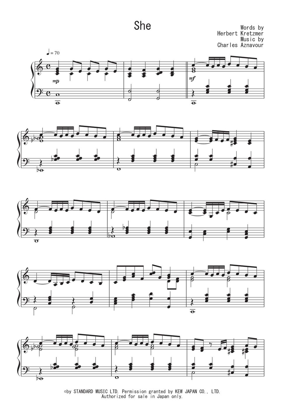 エルヴィス・コステロ(Elvis Costello) / SHE バンド・スコア