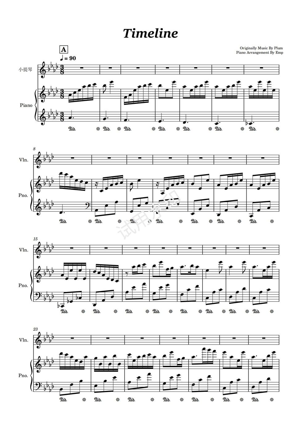 Plum timeline sheets by emp