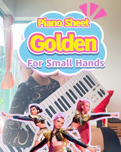 Golden (for small hands) Kpop Demon Hunters (Late elementary or adults with small hands)