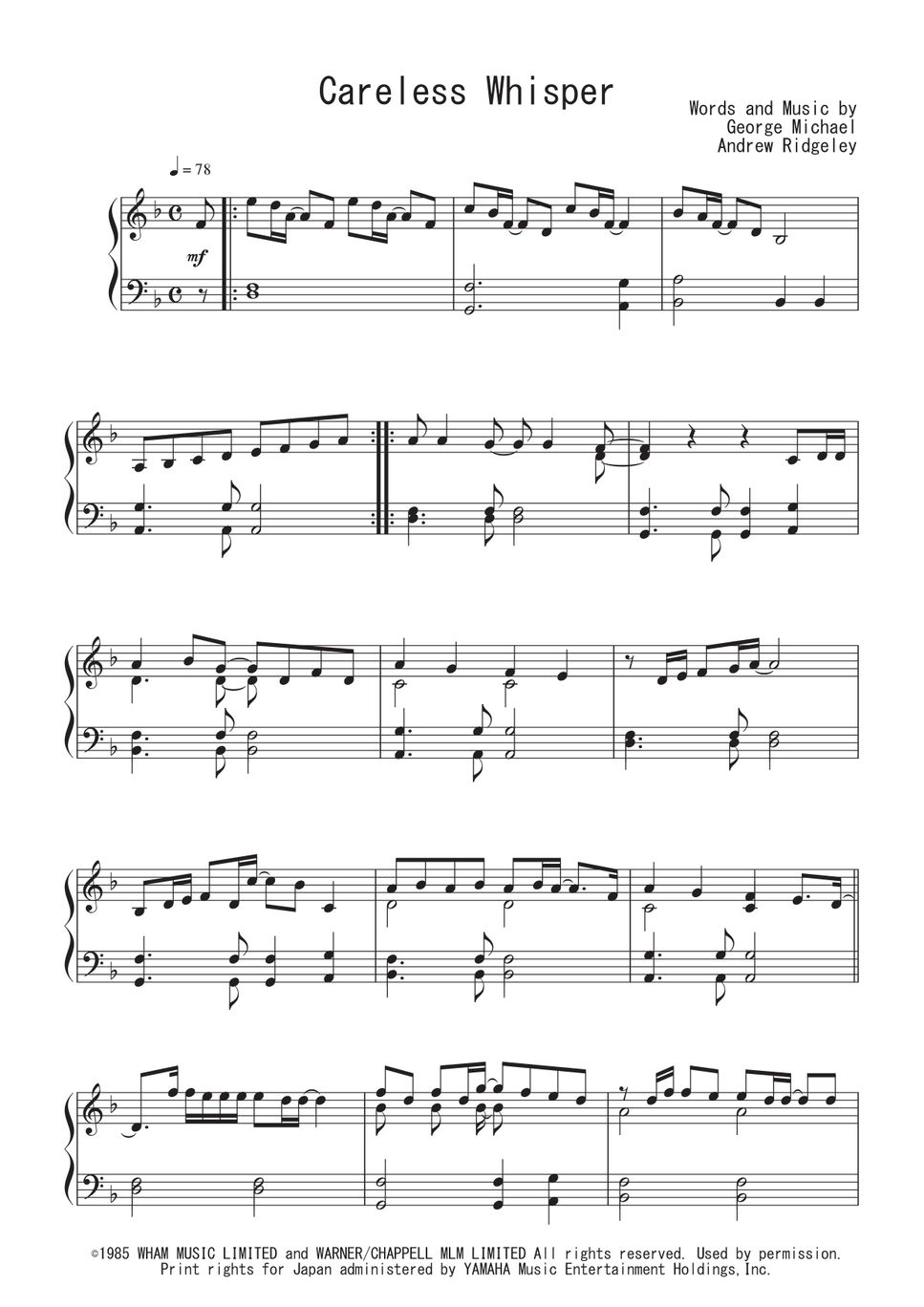 Careless Whisper