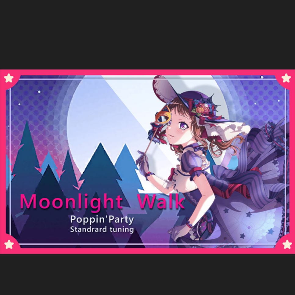 Poppin’Party - Moonlight Walk (game size) by yukishioko