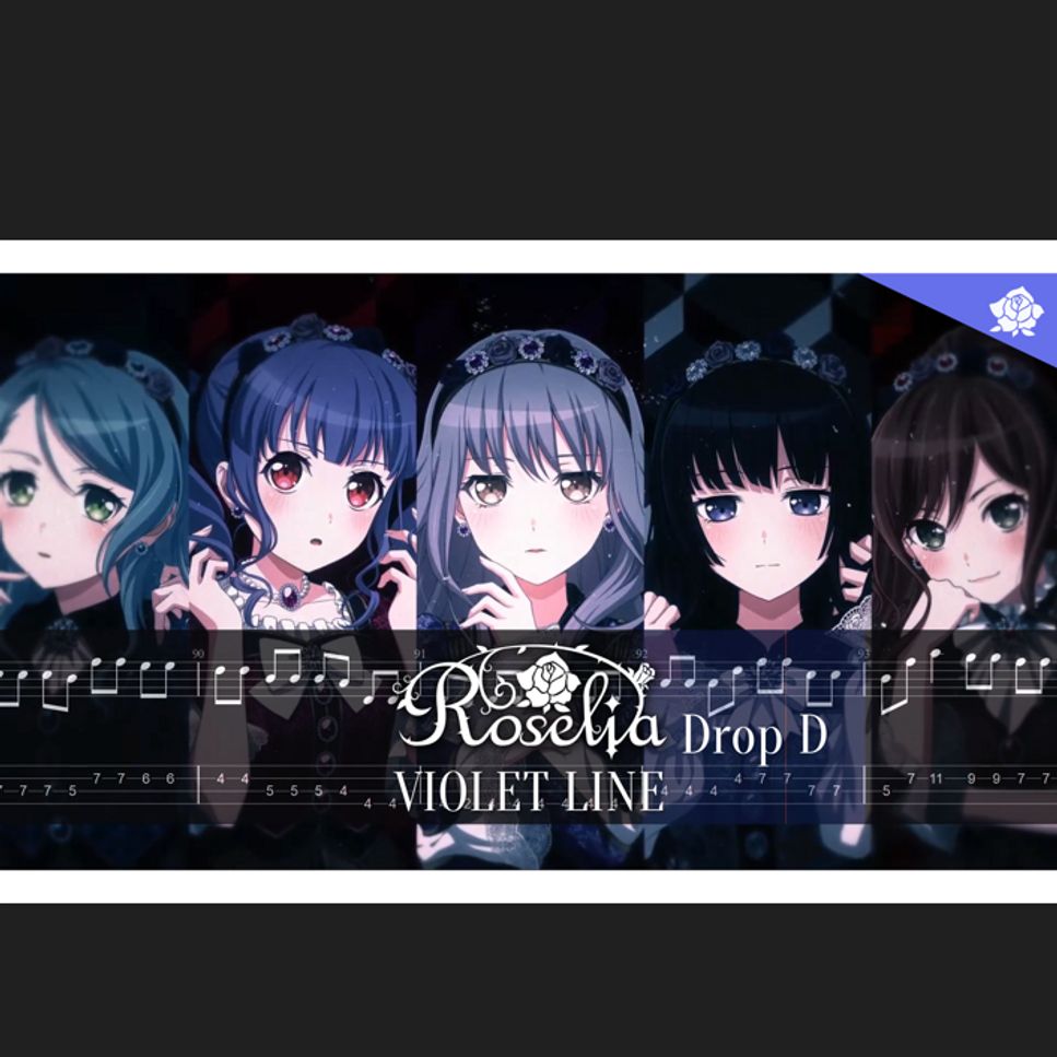 Roselia - VIOLET LINE (short ver.) by Yukishioko