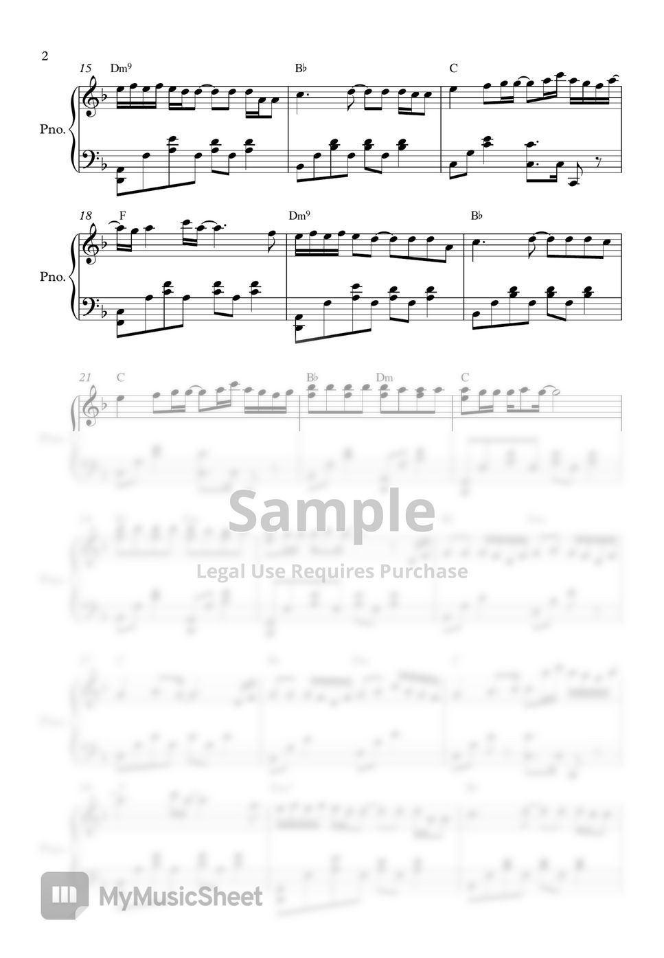 BTS (방탄소년단) - Epiphany _PIANOiNU Sheet