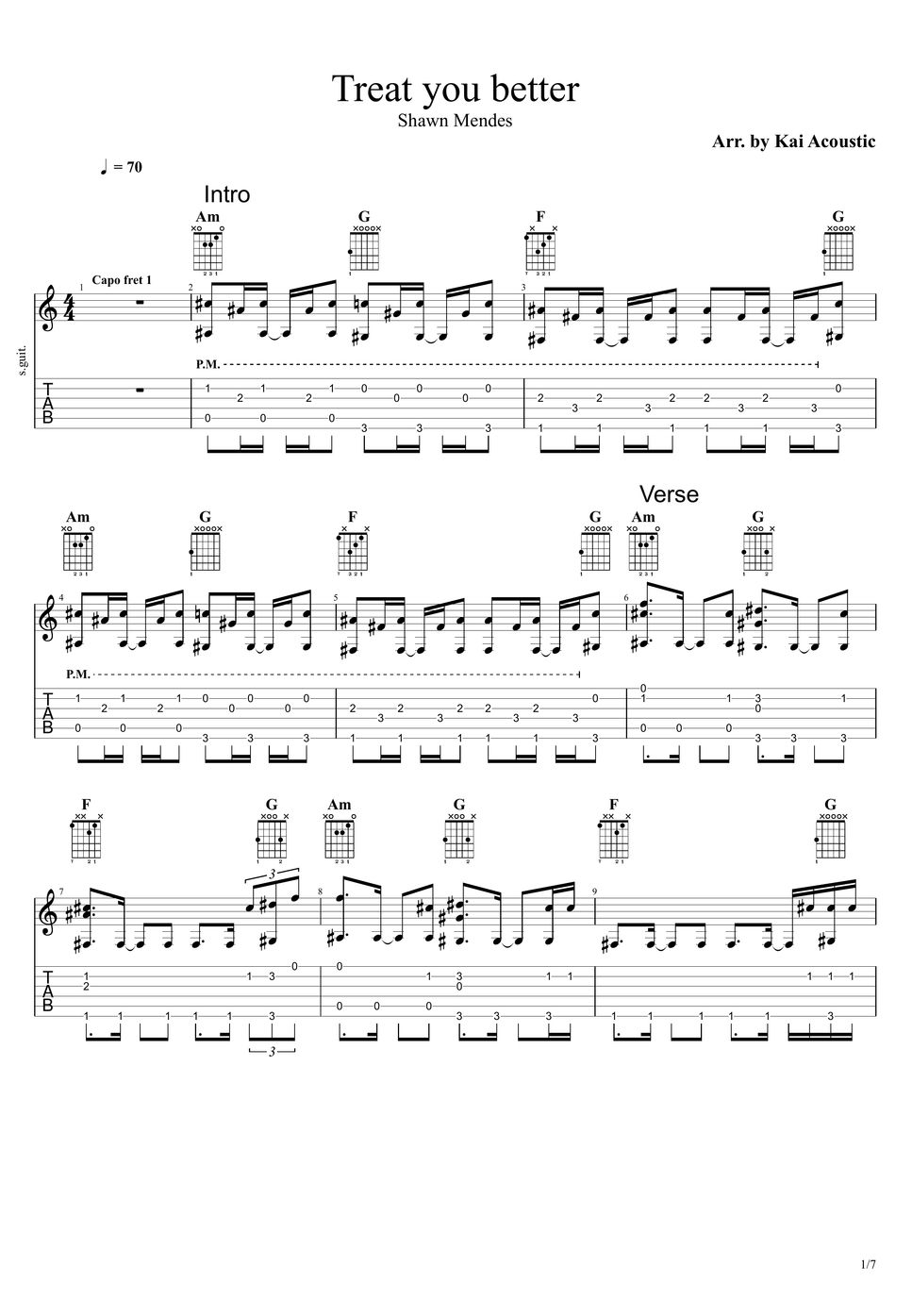 How To Play Treat You Better On Guitar Shawn Mendes - Treat You Better | Fingerstyle Guitar Tutorial TAB TAB