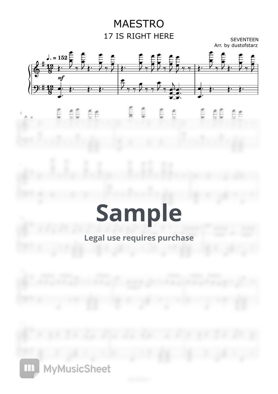 楽譜集 > 17 Is Right Here (SEVENTEEN)